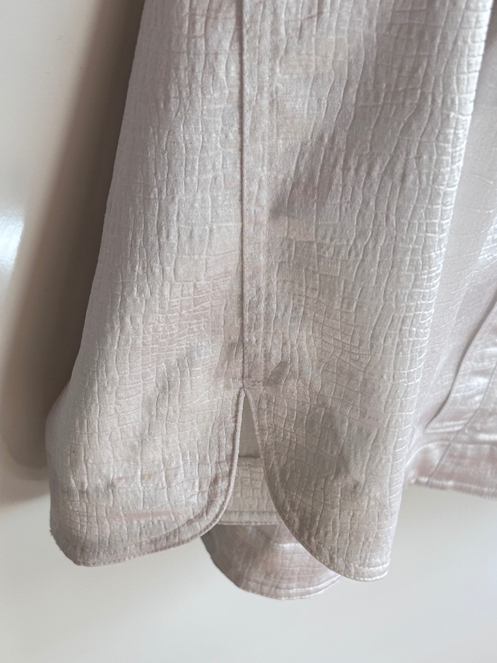 Ruby Rd. White Textured Button Front Jacket Size 14 - Picture 5 of 5
